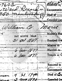 Baptism and Confirmation of William Evans
