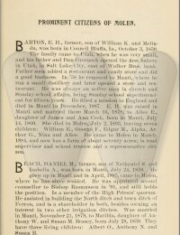 &quot;History of Sanpete and Emery counties, Utah : with sketches of cities, towns and villages, chronology of important events, records of Indian wars, portraits of prominent persons, and biographies of representative citizens&quot;